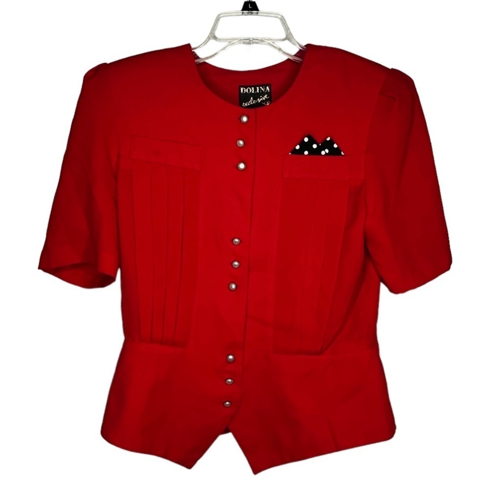 Vintage‎ Dolina Exclusive Red Suit Jacket